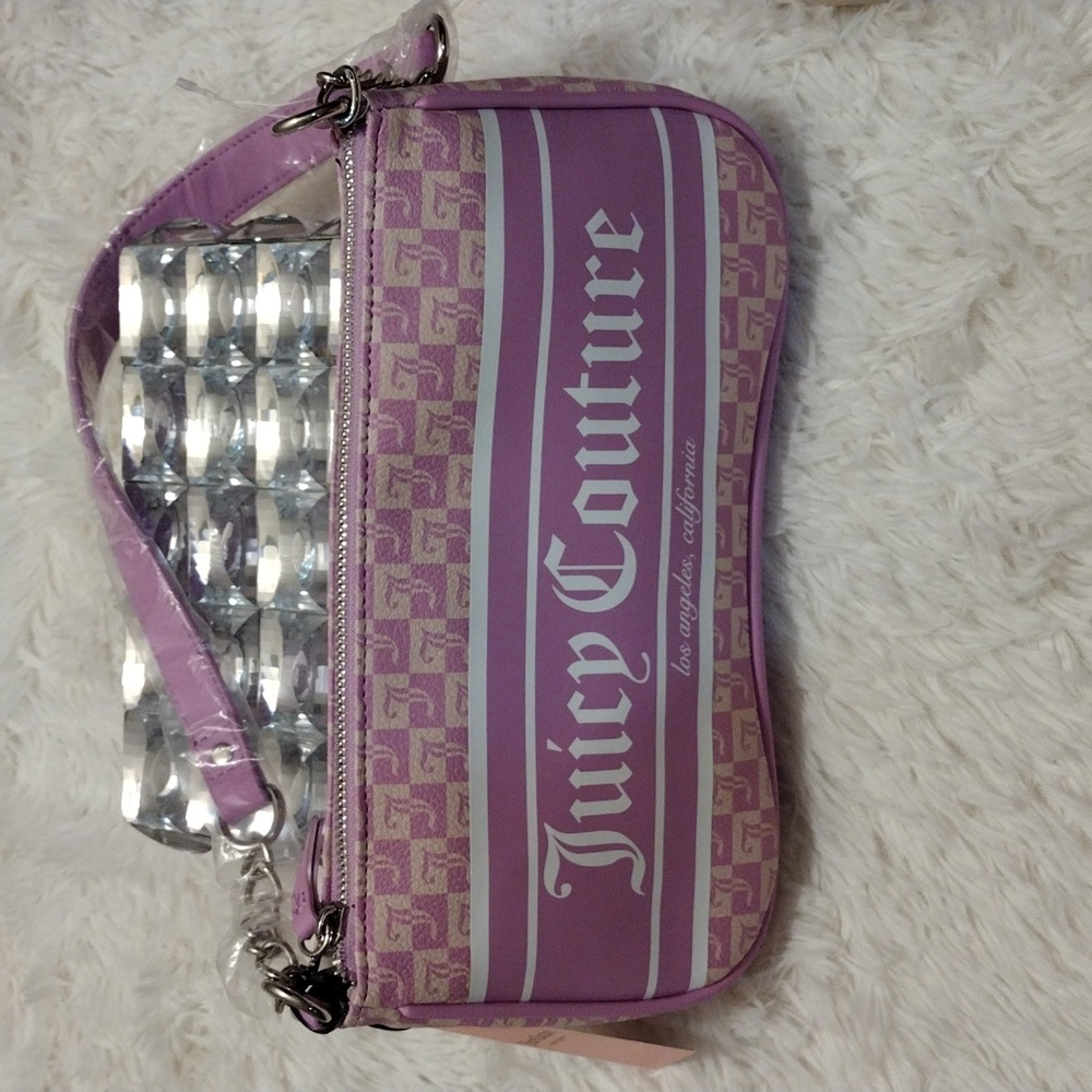Juicy Couture Violet Tulle Shoulder Bag ✨ 🆕 - Picture 2 of 12
